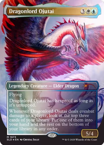 Dragonlord Ojutai (Rainbow Foil) (1973), Secret Lair Drop Series — Magic card price