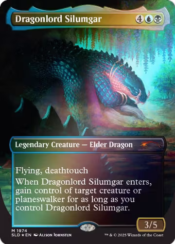 Dragonlord Silumgar (Rainbow Foil) (1974), Secret Lair Drop Series — Magic card price