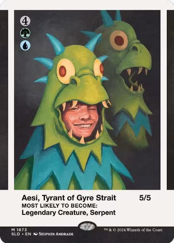 Aesi, Tyrant of Gyre Strait (1873), Secret Lair Drop Series — Magic card price