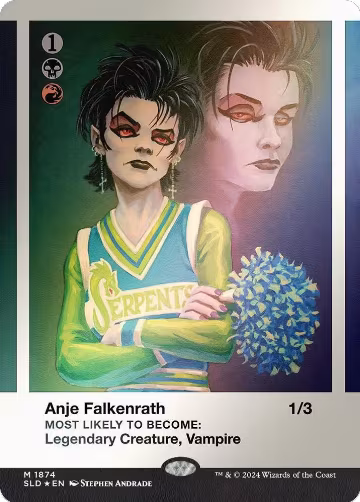 Anje Falkenrath (Rainbow Foil) (1874), Secret Lair Drop Series — Magic card price