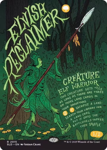 Elvish Reclaimer (2015), Secret Lair Drop Series — Magic card price