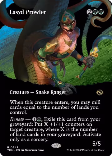 Lasyd Prowler (Borderless) (348), Tarkir: Dragonstorm — Magic card price
