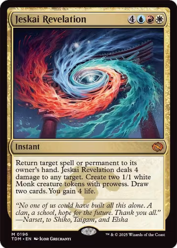 Jeskai Revelation (196), Tarkir: Dragonstorm — Magic card price
