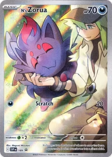N's Zorua - 189 (189), Scarlet & Violet Promo Cards — Pokémon card price