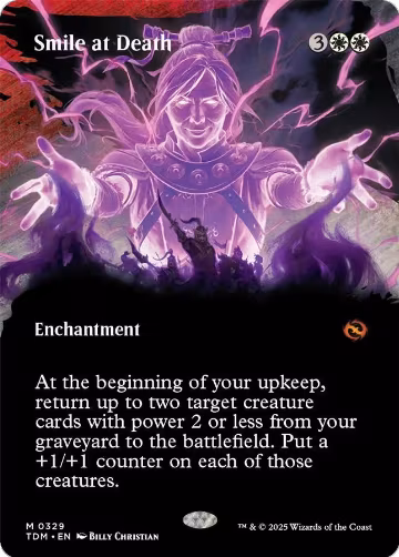 Smile at Death (Borderless) (329), Tarkir: Dragonstorm — Magic card price