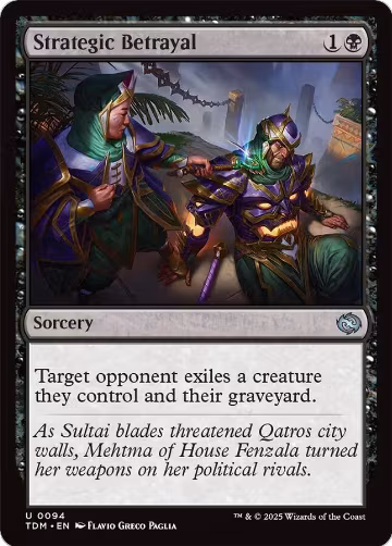Strategic Betrayal (94), Tarkir: Dragonstorm — Magic card price