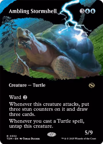 Ambling Stormshell (Borderless) (332), Tarkir: Dragonstorm — Magic card price