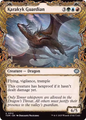 Karakyk Guardian (Showcase) (312), Tarkir: Dragonstorm — Magic card price