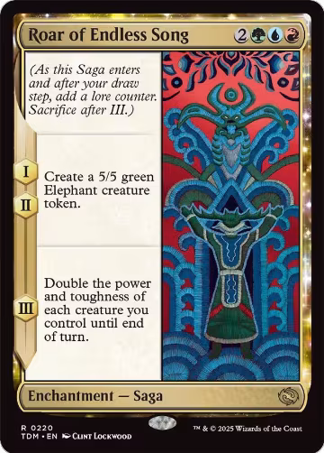 Roar of Endless Song (220), Tarkir: Dragonstorm — Magic card price