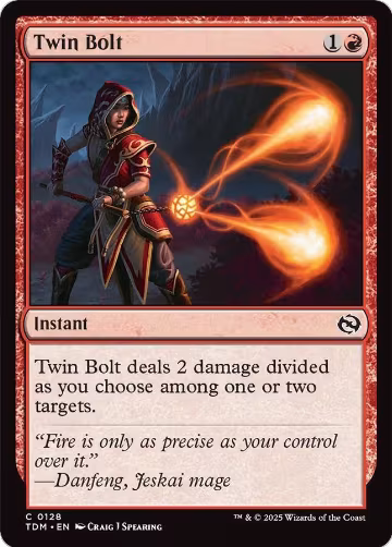 Twin Bolt (128), Tarkir: Dragonstorm — Magic card price