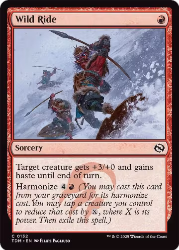 Wild Ride (132), Tarkir: Dragonstorm — Magic card price