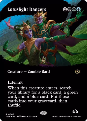Lotuslight Dancers (Borderless) (363), Tarkir: Dragonstorm — Magic card price