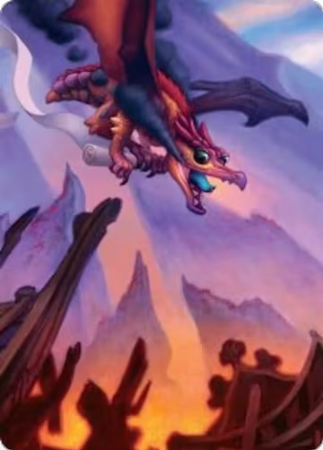 Scavenger Regent Art Card (45/54) (45), Art Series: Tarkir: Dragonstorm — Magic card price