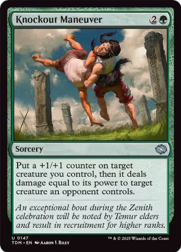 Knockout Maneuver (147), Tarkir: Dragonstorm — Magic card price