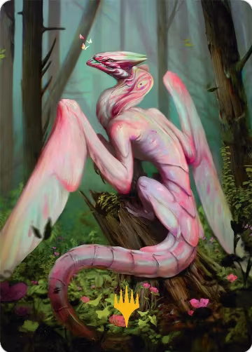 Bloomvine Regent Art Card (46/54) (Gold-Stamped Planeswalker Symbol) (46), Art Series: Tarkir: Dragonstorm — Magic card price