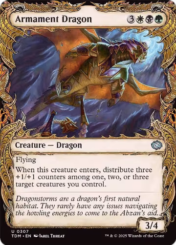 Armament Dragon (Showcase) (307), Tarkir: Dragonstorm — Magic card price