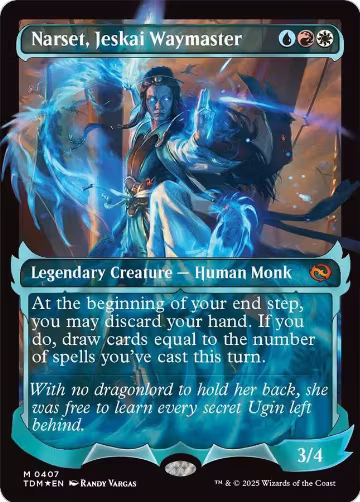 Narset, Jeskai Waymaster (Showcase) (407), Tarkir: Dragonstorm — Magic card price