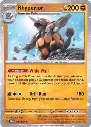 Rhyperior - 76/142 (Cosmos Holo) (076/142), Miscellaneous Cards & Products — Pokémon card price