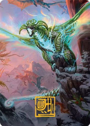 Ureni of the Unwritten Art Card (51/54) (Gold-Stamped Signature) (51), Art Series: Tarkir: Dragonstorm — Magic card price