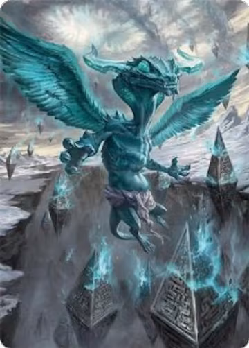 Ugin, Eye of the Storms Art Card (47/54) (47), Art Series: Tarkir: Dragonstorm — Magic card price