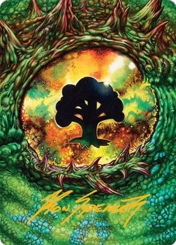 Forest Art Card (32/54) (Gold-Stamped Signature) (32) — card price
