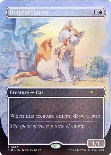 Helpful Hunter (0895) (Rainbow Foil) (895), Secret Lair Drop Series — Magic card price