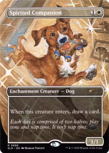 Spirited Companion (0896) (896), Secret Lair Drop Series — Magic card price