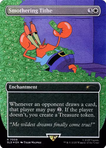 Smothering Tithe (7009) (Rainbow Foil) (7009), Secret Lair Drop Series — Magic card price