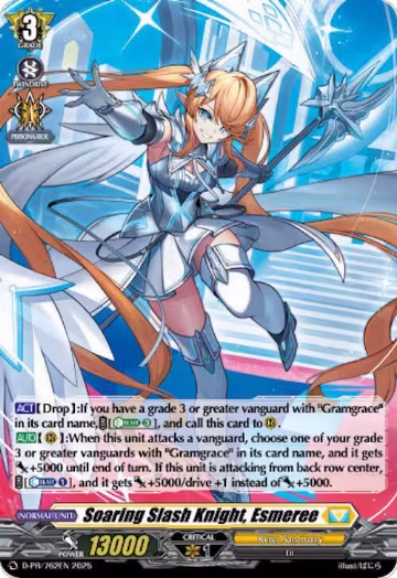 Soaring Slash Knight, Esmeree (Foi) (D-PR/762EN), D Promo Cards — Vanguard card price