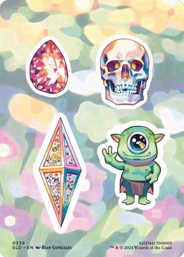 Sticker Sheet (0339) (339), Secret Lair Drop Series — Magic card price