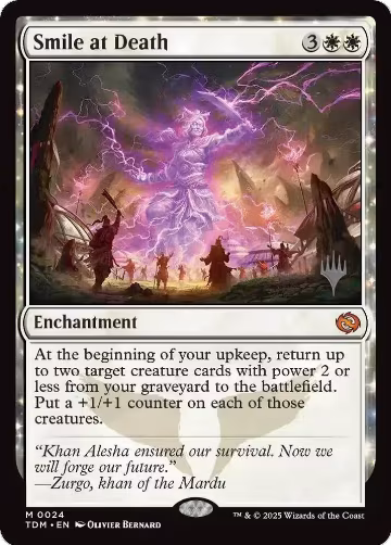 Smile at Death (24), Promo Pack: Tarkir: Dragonstorm — Magic card price