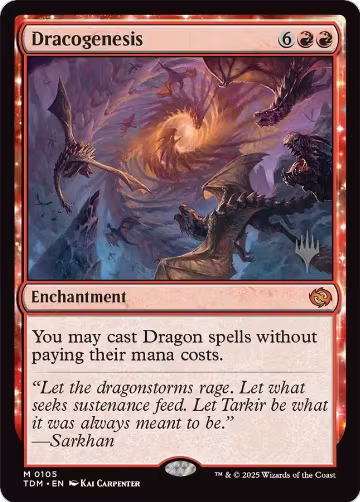 Dracogenesis (105), Promo Pack: Tarkir: Dragonstorm — Magic card price