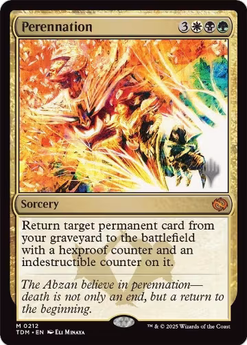Perennation (212), Promo Pack: Tarkir: Dragonstorm — Magic card price