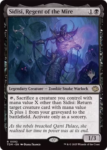 Sidisi, Regent of the Mire (92), Promo Pack: Tarkir: Dragonstorm — Magic card price