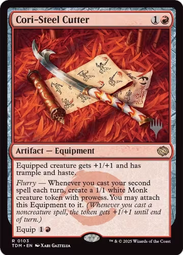 Cori-Steel Cutter (103), Promo Pack: Tarkir: Dragonstorm — Magic card price