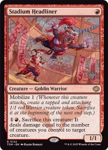 Stadium Headliner (122), Promo Pack: Tarkir: Dragonstorm — Magic card price