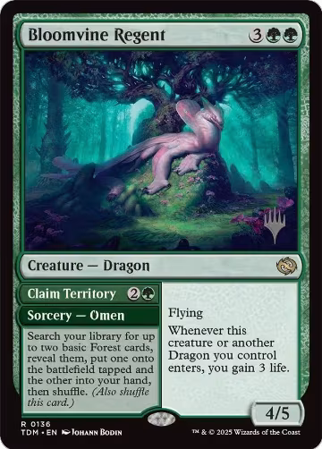Bloomvine Regent (136), Promo Pack: Tarkir: Dragonstorm — Magic card price