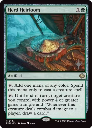 Herd Heirloom (144), Promo Pack: Tarkir: Dragonstorm — Magic card price
