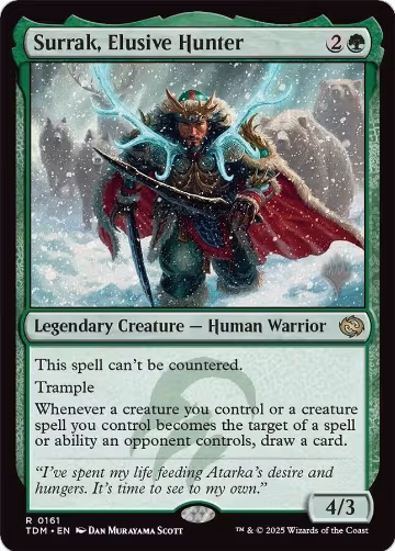 Surrak, Elusive Hunter (161), Promo Pack: Tarkir: Dragonstorm — Magic card price