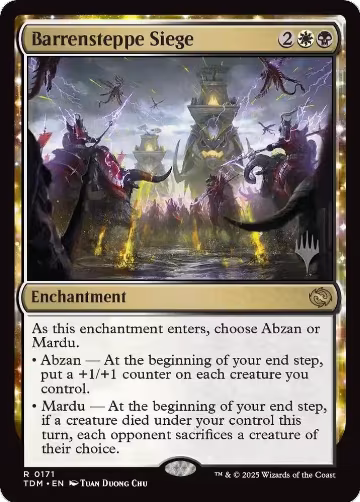 Barrensteppe Siege (171), Promo Pack: Tarkir: Dragonstorm — Magic card price
