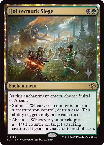 Hollowmurk Siege (192), Promo Pack: Tarkir: Dragonstorm — Magic card price