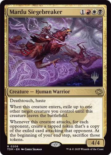 Mardu Siegebreaker (206), Promo Pack: Tarkir: Dragonstorm — Magic card price