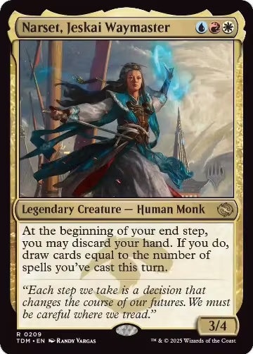 Narset, Jeskai Waymaster (209), Promo Pack: Tarkir: Dragonstorm — Magic card price