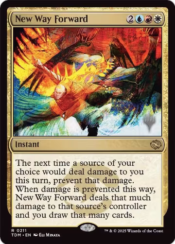 New Way Forward (211), Promo Pack: Tarkir: Dragonstorm — Magic card price