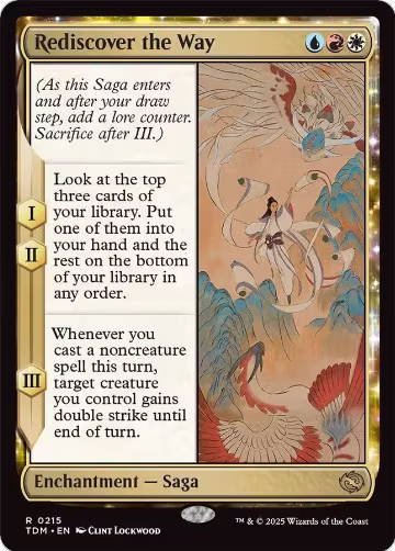 Rediscover the Way (215), Promo Pack: Tarkir: Dragonstorm — Magic card price