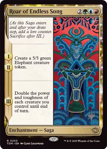 Roar of Endless Song (220), Promo Pack: Tarkir: Dragonstorm — Magic card price