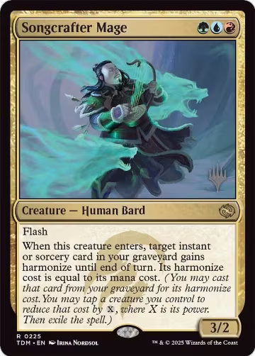 Songcrafter Mage (225), Promo Pack: Tarkir: Dragonstorm — Magic card price