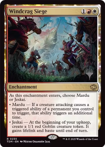 Windcrag Siege (235), Promo Pack: Tarkir: Dragonstorm — Magic card price