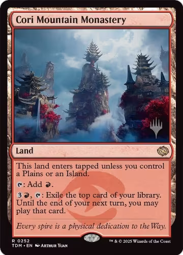 Cori Mountain Monastery (252), Promo Pack: Tarkir: Dragonstorm — Magic card price