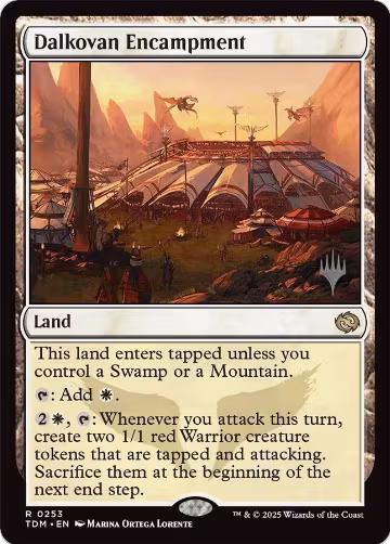 Dalkovan Encampment (253), Promo Pack: Tarkir: Dragonstorm — Magic card price